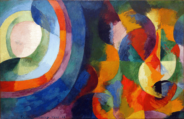Robert Delaunay, Circular Forms, Sun, Moon, 1912, Stedelijk Museum, Amsterdam. Image: akg-images / WHA / World History Archive